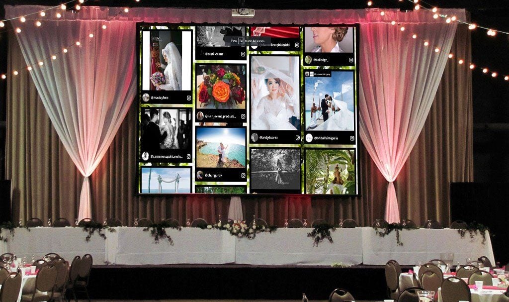 parede social do casamento