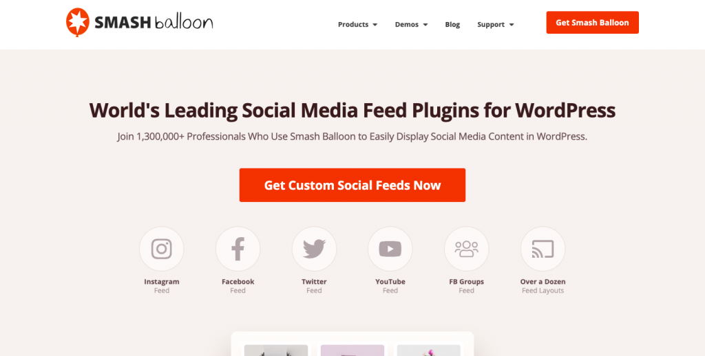 social widget for website