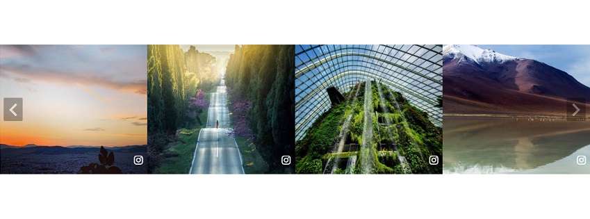 horizontal slider - Instagram Template