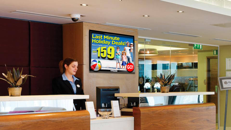 Special Offers on Hotel Digital Signage