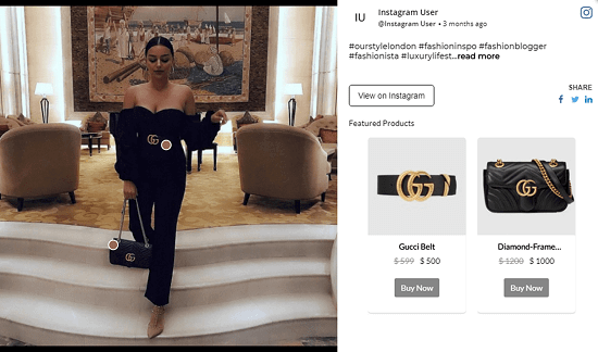 在您的网店中实现可购物的 Instagram 信息流