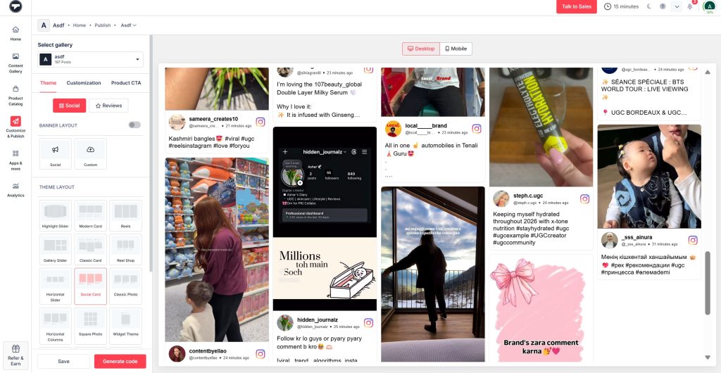 Wix 自定义您的 Instagram 信息流