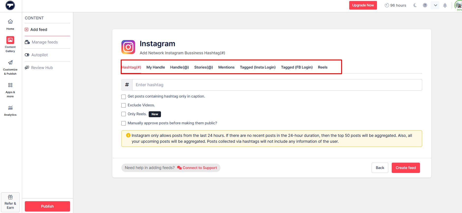 embed instagram feed on website