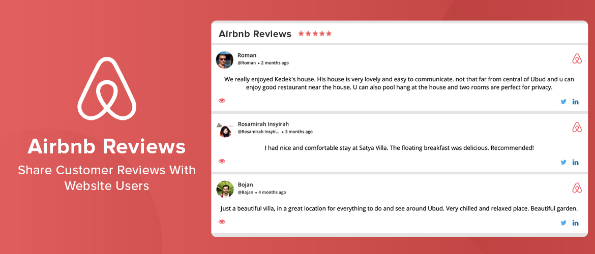 airbnb reviews