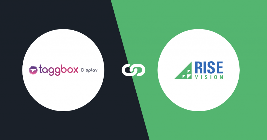 Taggbox und Risevision Partnerschaft