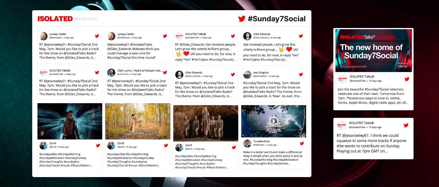 social wall collection