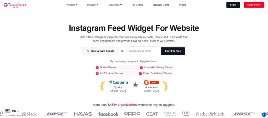 Binden Sie Instagram Stories und nutzergenerierte Inhalte auf Ihrer Website ein.