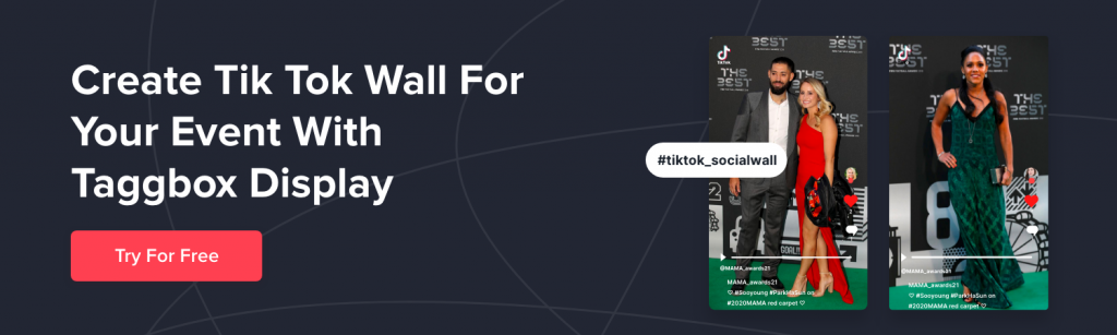 tiktok social wall