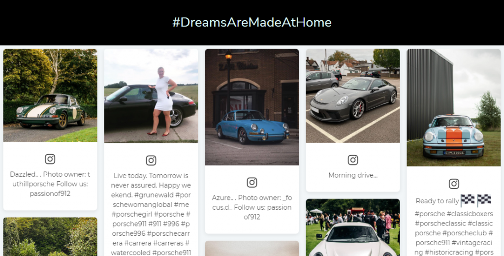 Automobile Social wall