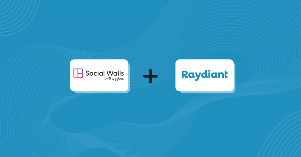 Social Walls by Taggbox x 射线