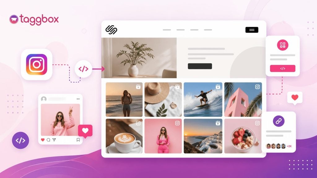 Aggiungi il feed di Instagram a Squarespace