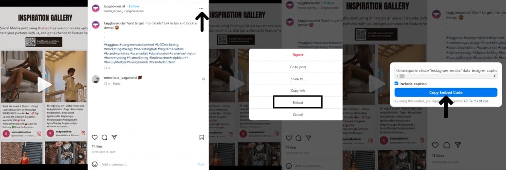 Embed Instagram Post Directly from Instagram