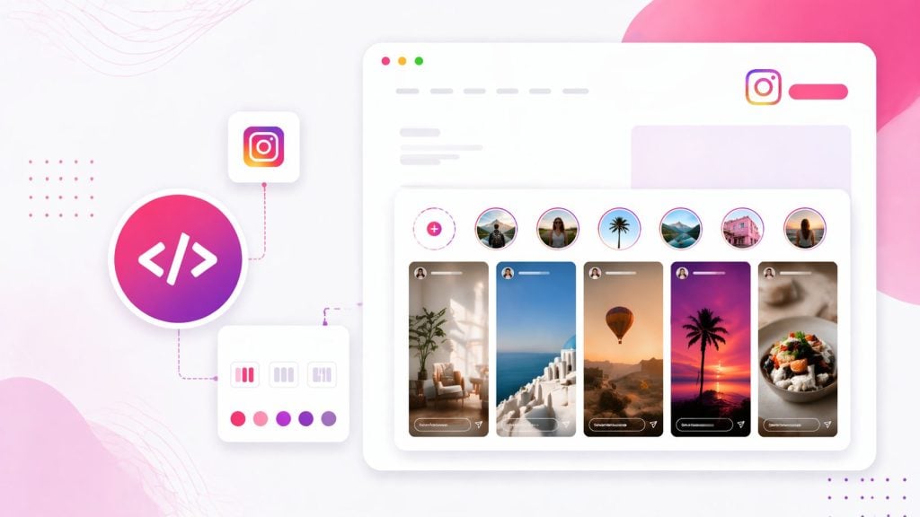 intégrer des stories Instagram
