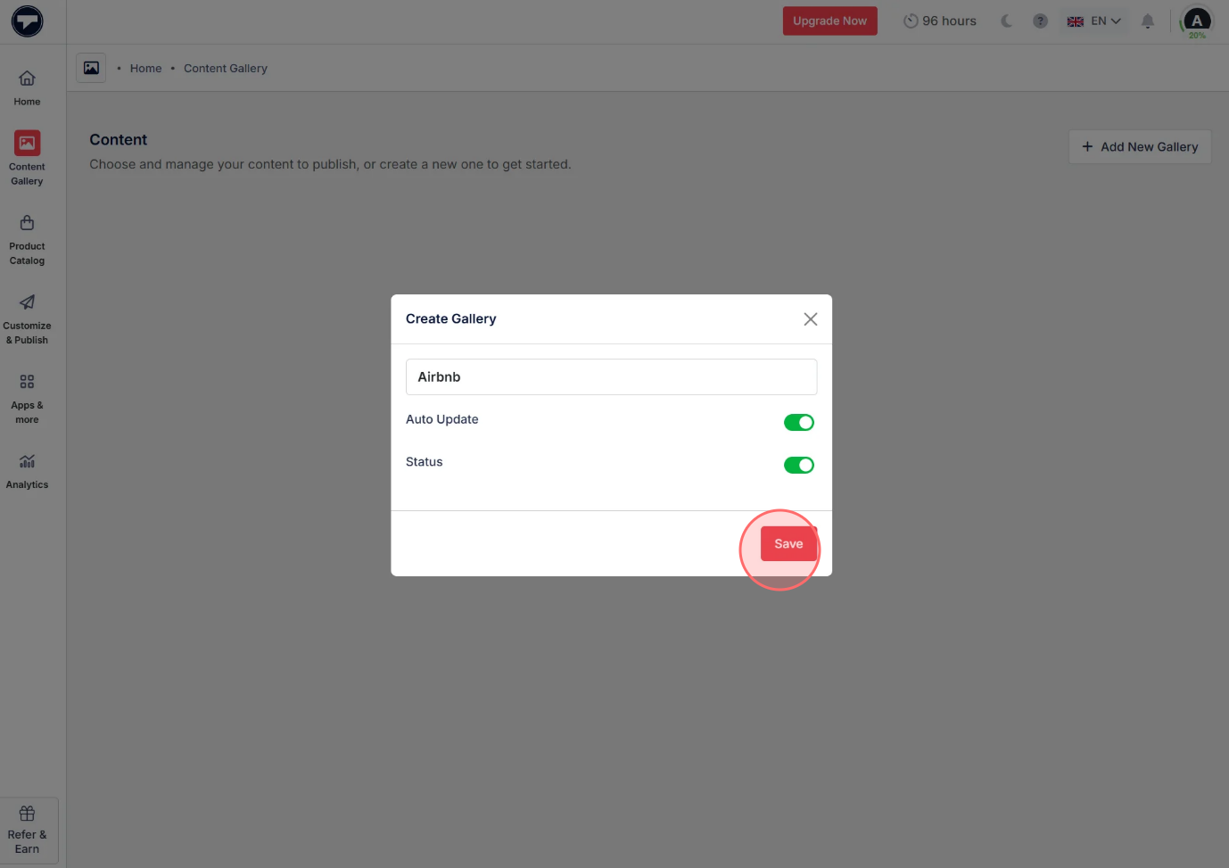 nameyour airbnb reviews embed gallery