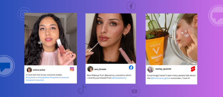 UGC para marcas de cosméticos
