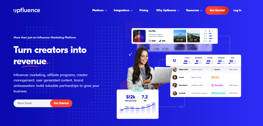 Upfluence - influencer platforms