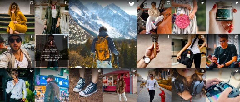 widget de galerias de fotos para sites