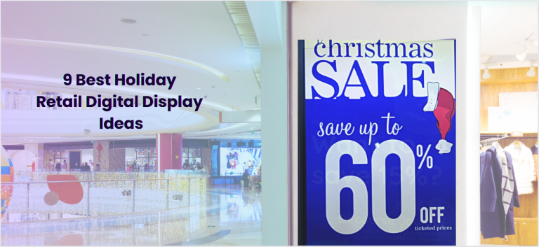 Holiday Retail Digital Display Ideas