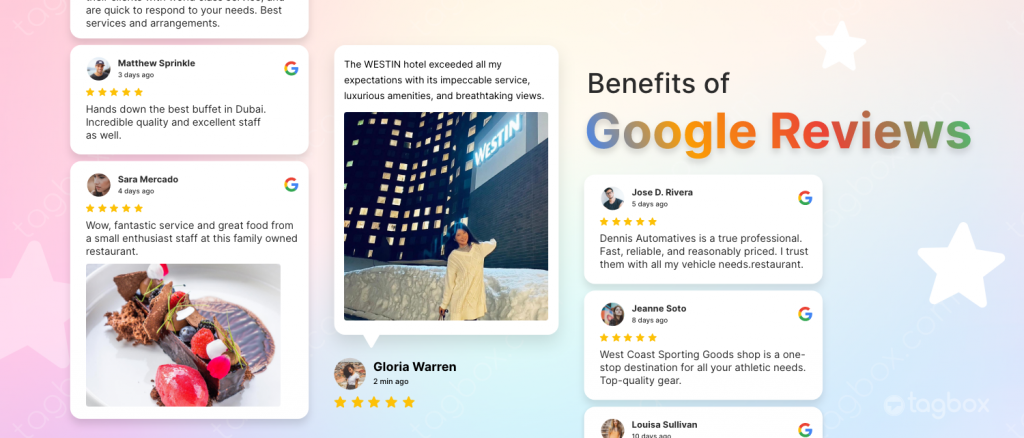 benefits of google reviews in 2024