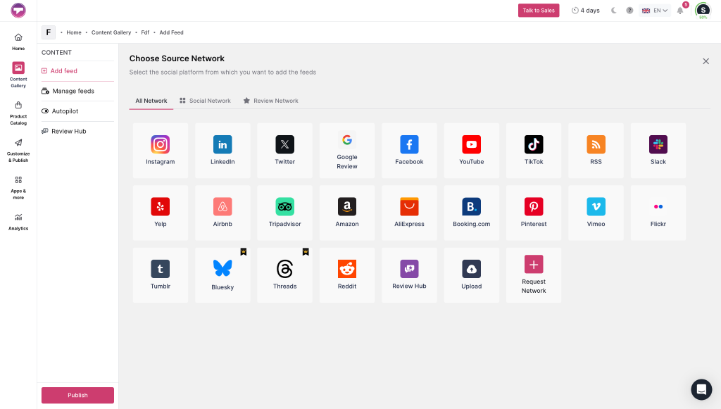 Create your Feed