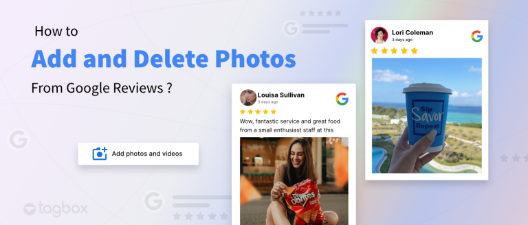 adicionar e excluir fotos de avaliações do Google