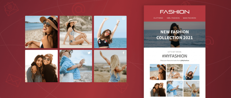 intégrer Instagram à une campagne par e-mail