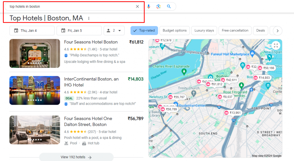 波士顿顶级酒店