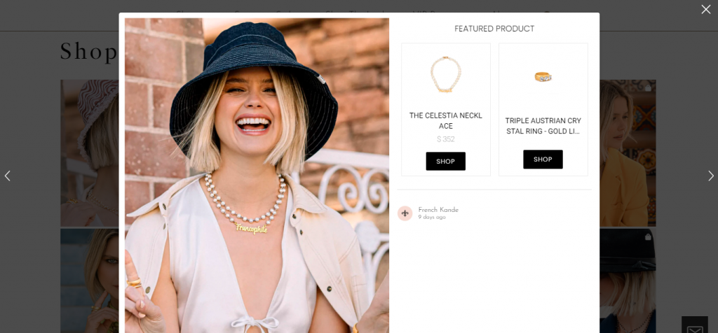 Shoppable Feed