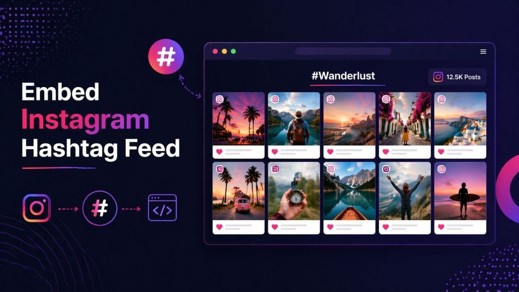Instagram-Hashtag-Feed einbetten
