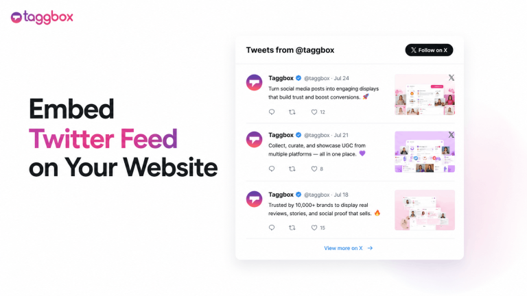embed twitter feed on website