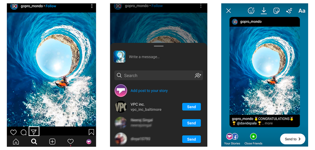 How to Repost a Feed Post to Your Instagram Story