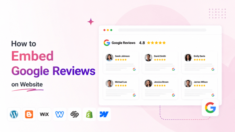 Google-Bewertungen auf der Website einbetten