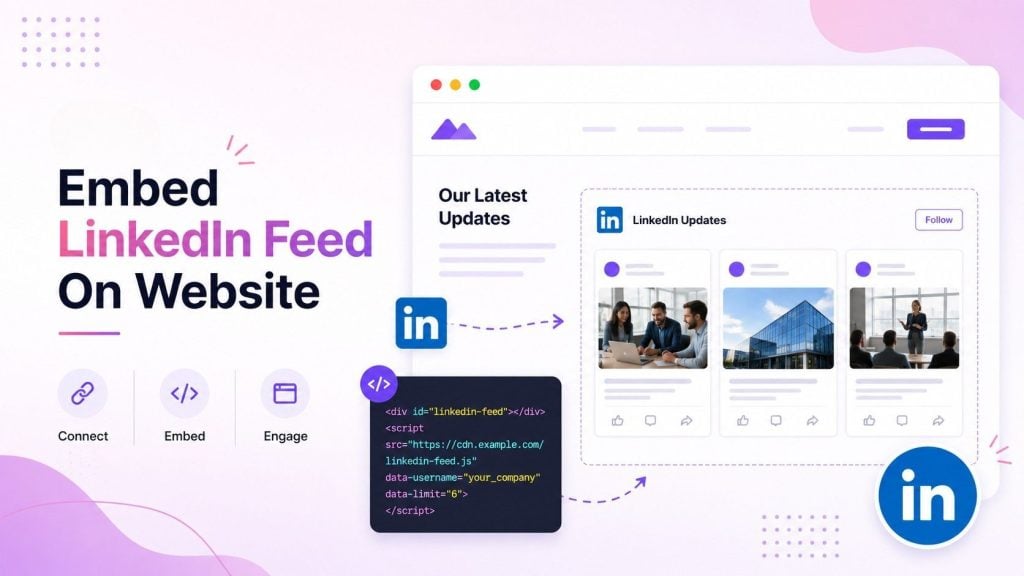 LinkedIn-feed insluiten op website