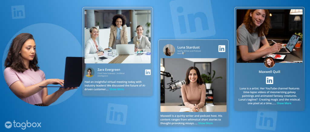 bons exemples de publications sur LinkedIn