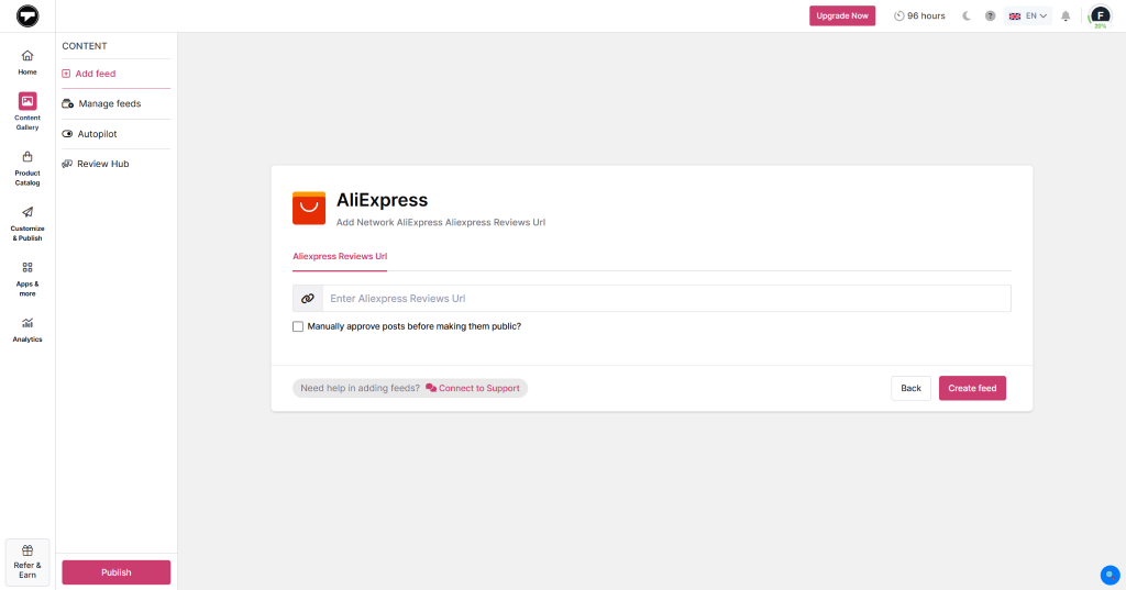 AliExpress-Feed erstellen