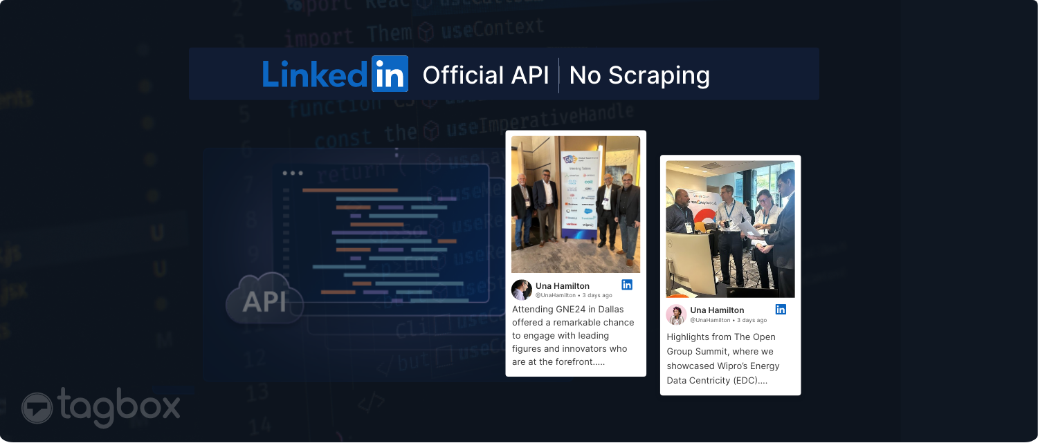 Tagbox linkedin official api