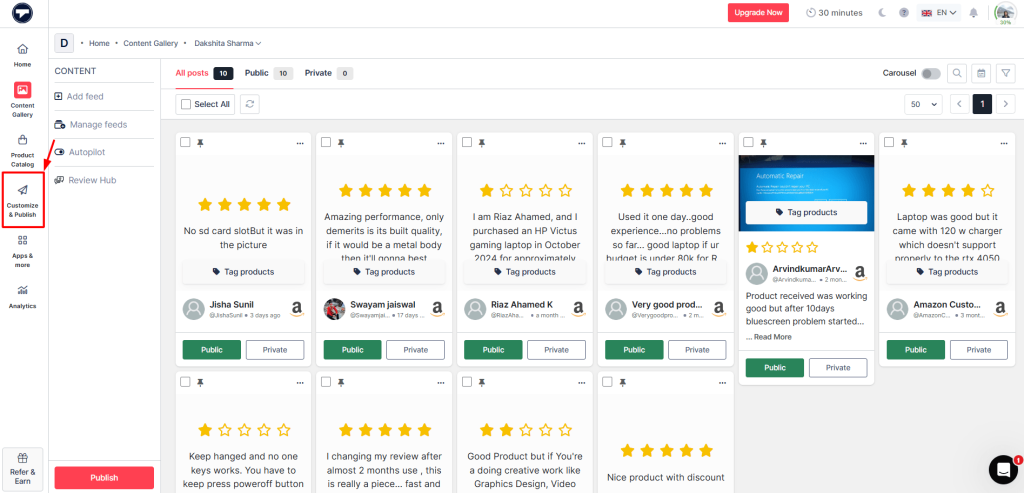 display amazon reviews on your website