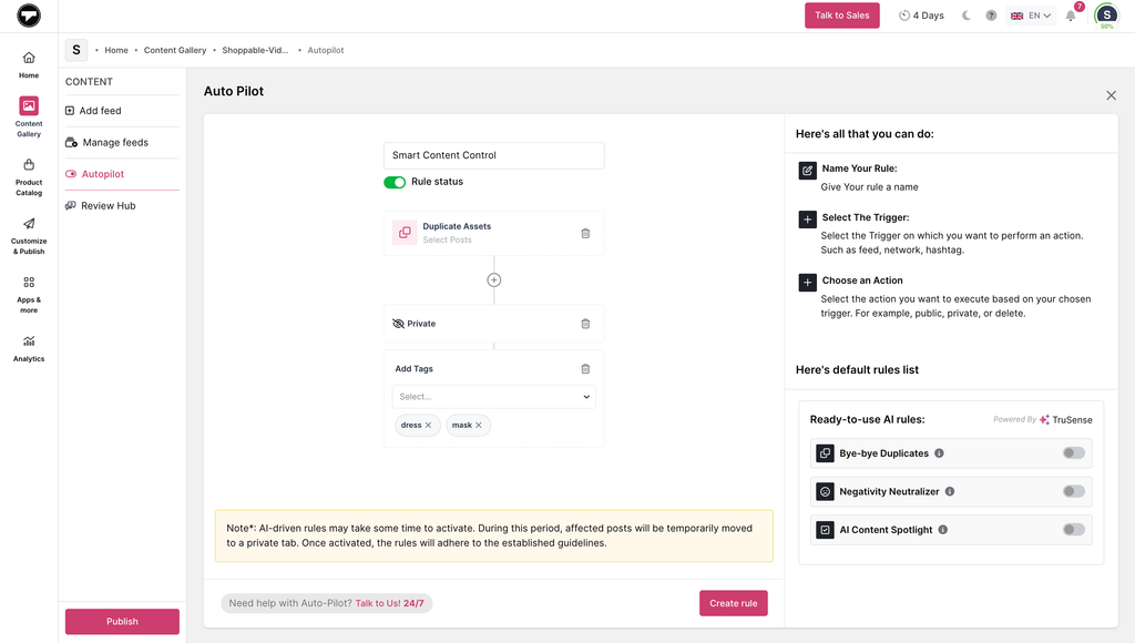 Automated Moderation
