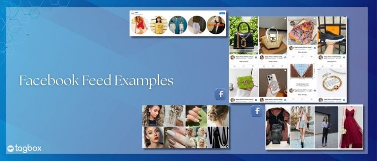 exemples de flux Facebook