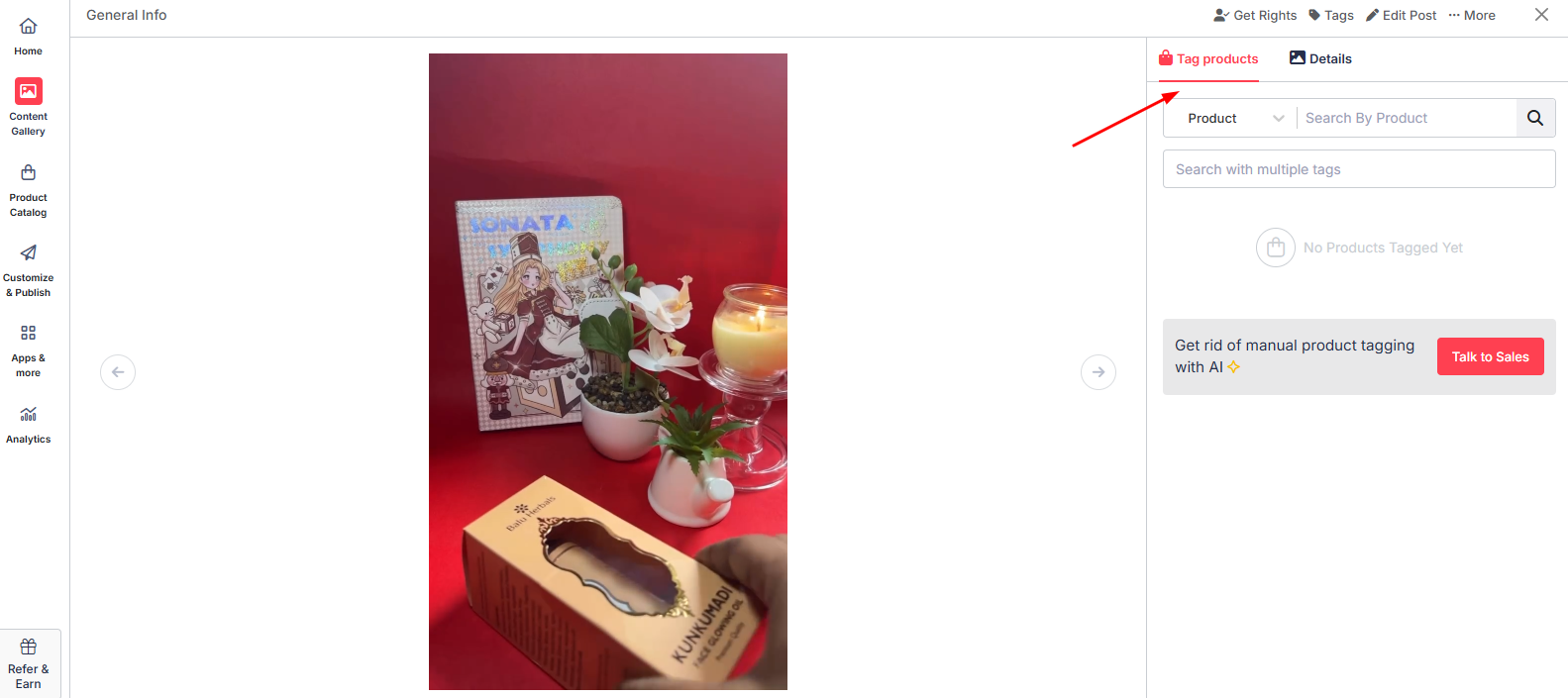 Tag Products to make your Instagram shoppable feed