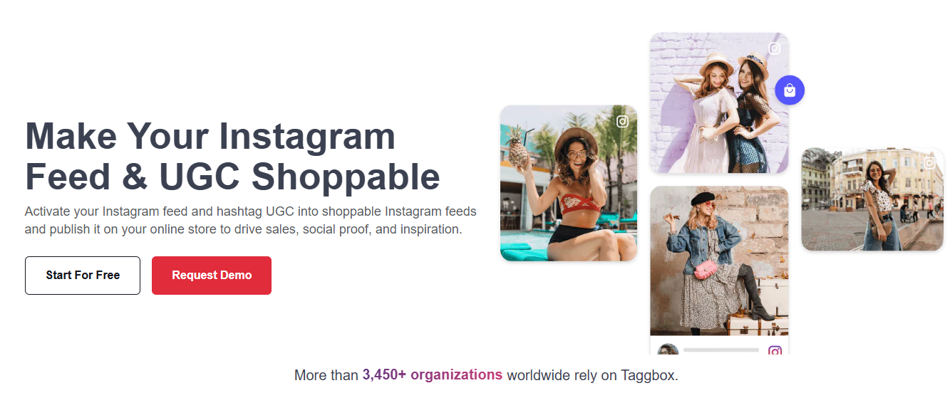 Taggbox Instagram Shoppable feed