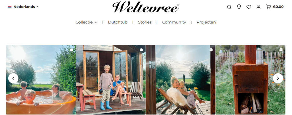 Instagram on Website - Weltevree