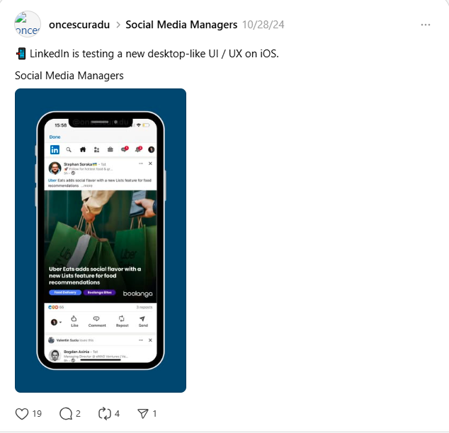 updated navigation bar