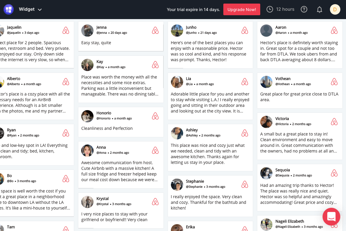 embed airbnb on website