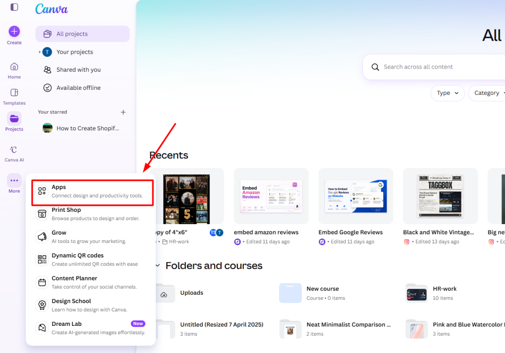 how to embed youtube video in canva