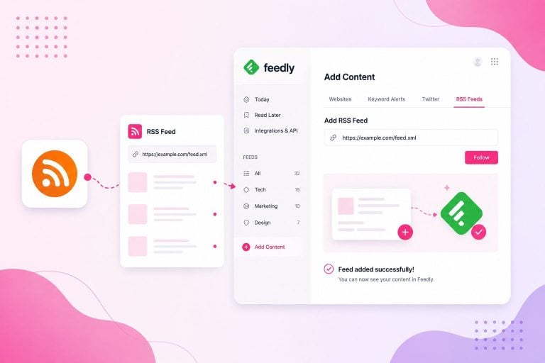 add RSS feed to Feedly