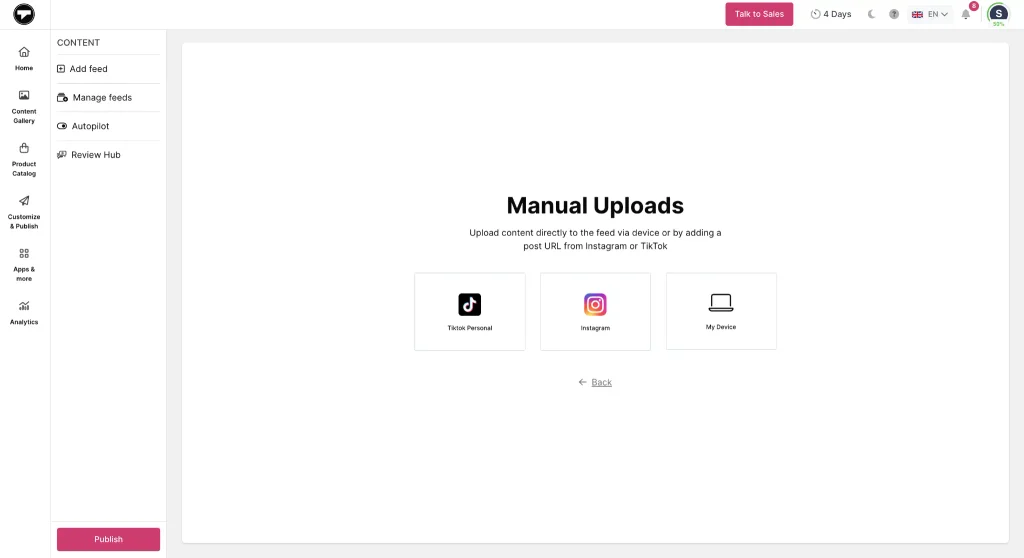 Social Media Import