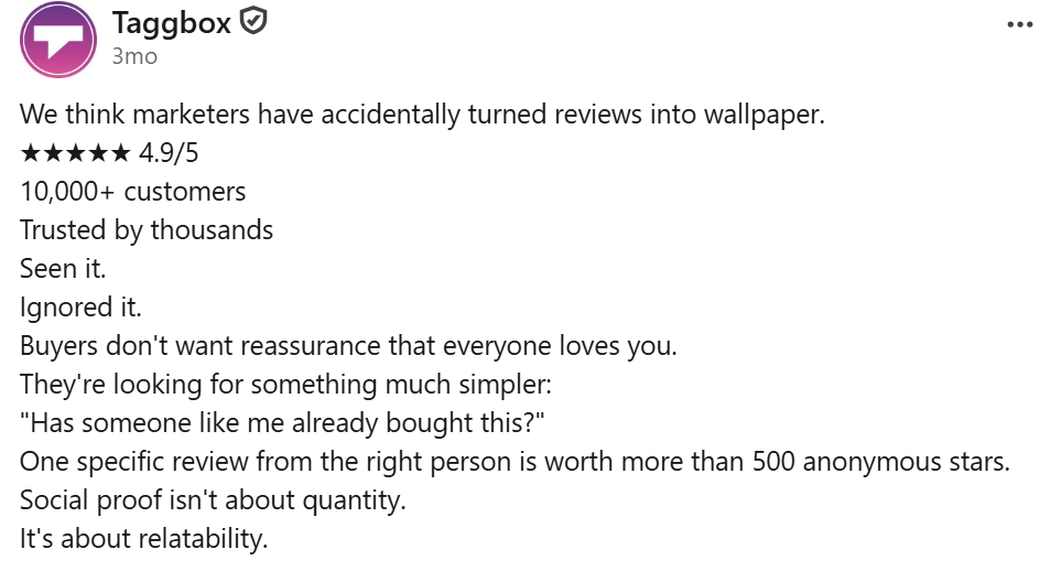 linkedin post idea