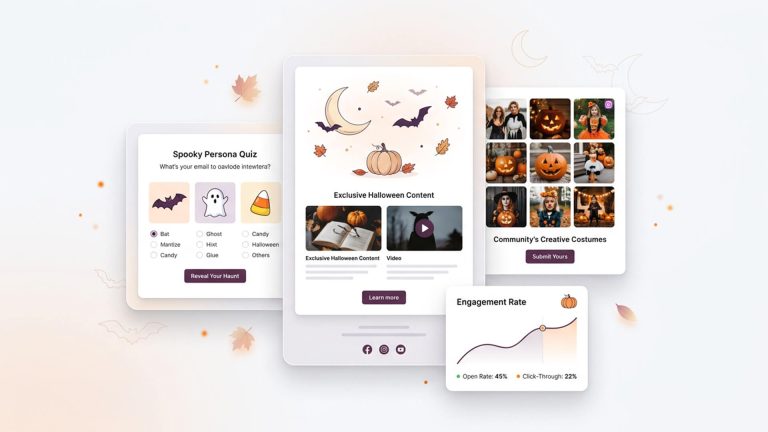 Halloween e-mailmarketingidee (uitgelichte afbeelding)
