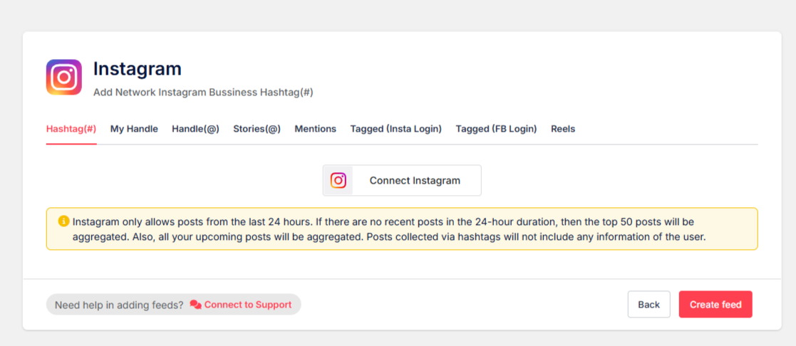 Create Your Instagram Hashtag Feed